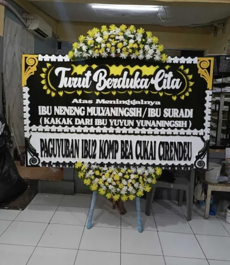 Papan Bunga Duka Pluit